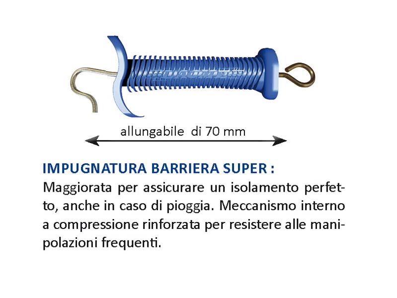 MANIGLIA RECINTO ELETTRICO SUPER LACME - LACME