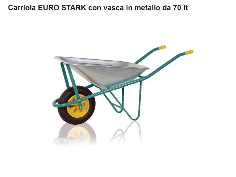 CARRIOLA EURO STARK 70 LT VASCA ZINCATA - 